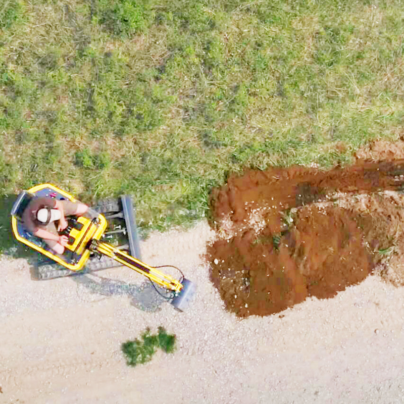 Escavador pequeno pequeno da maquinaria móvel de Thumb Micro Earth do Bagger de Mini Clamshell Shovel Excavator Trailer