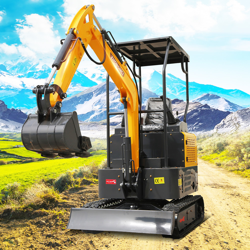 Excavadora Escavator Pelle Digger Mini Excavator de Ton Mini da esteira rolante 1,2 de ZHONGMEI Minibagger