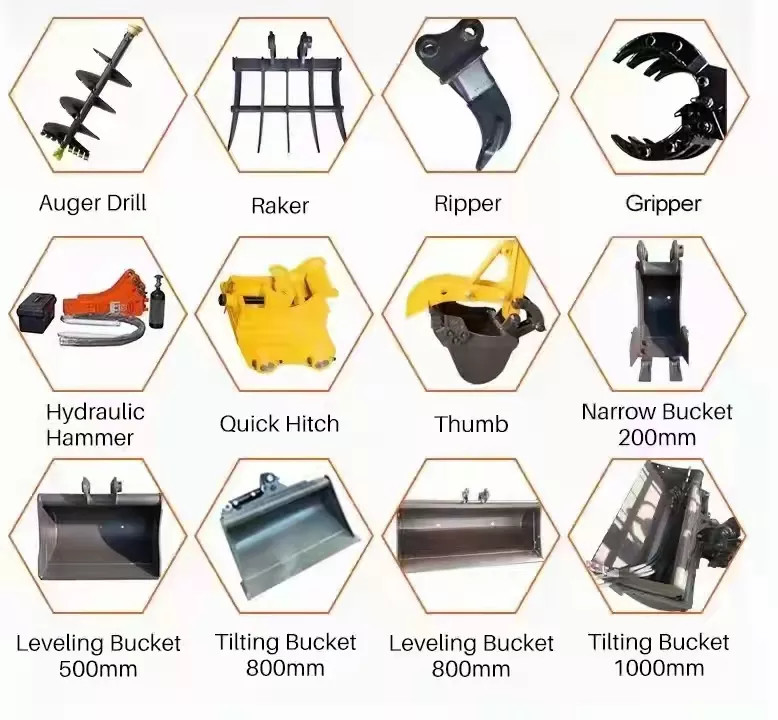 ZM25 mini máquina escavadora de 2,5 toneladas Digging Hydraulic Small micro Digger Machine Prices para a venda