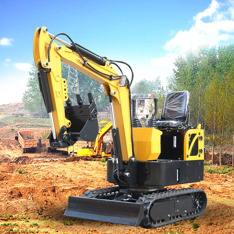 Máquina escavadora de borracha Micro Bagger 1 da trilha 1,8 2 3 Ton Electric Mini Excavator