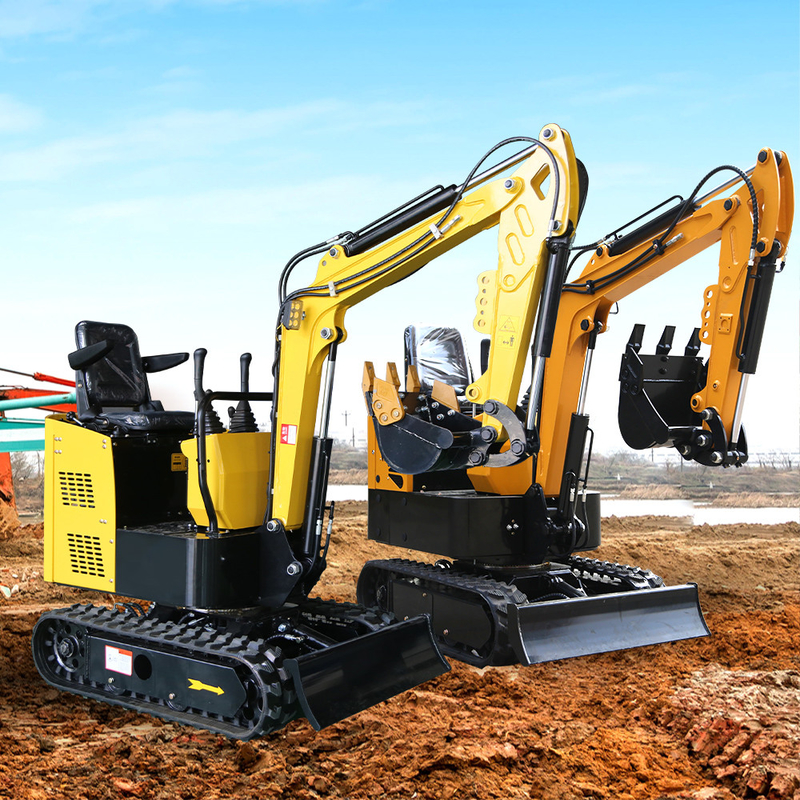 Máquina escavadora de borracha Micro Bagger 1 da trilha 1,8 2 3 Ton Electric Mini Excavator
