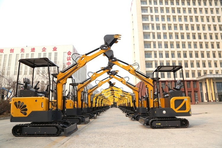 Máquina escavadora de borracha Micro Bagger 1 da trilha 1,8 2 3 Ton Electric Mini Excavator