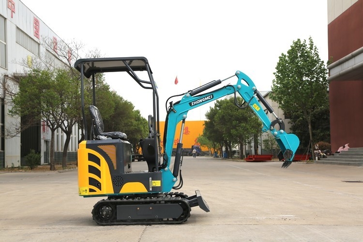 Escavador pequeno da cor amarela de borracha telescópica de Mini Excavator 1700kg da trilha do quadro da trilha