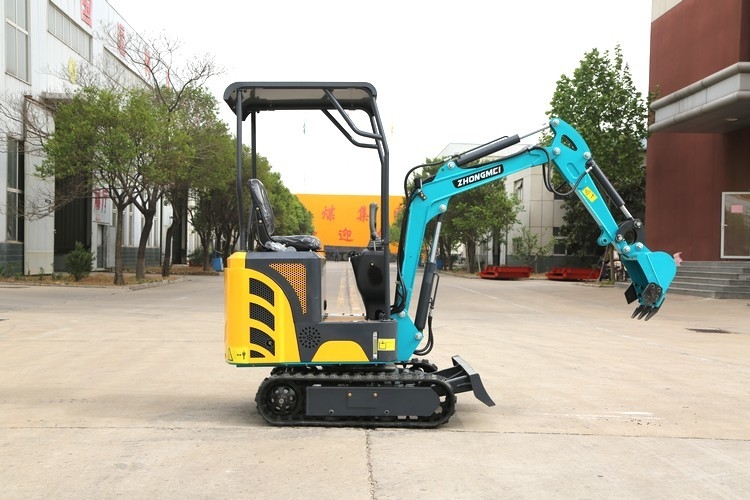Escavador pequeno da cor amarela de borracha telescópica de Mini Excavator 1700kg da trilha do quadro da trilha