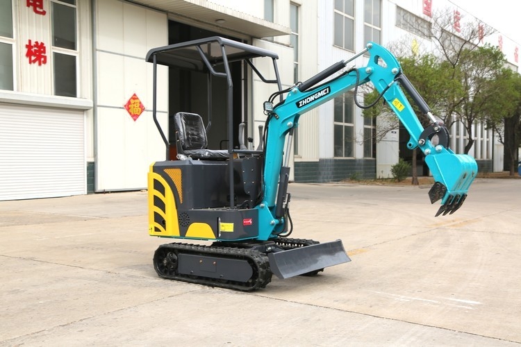 Escavador pequeno da cor amarela de borracha telescópica de Mini Excavator 1700kg da trilha do quadro da trilha