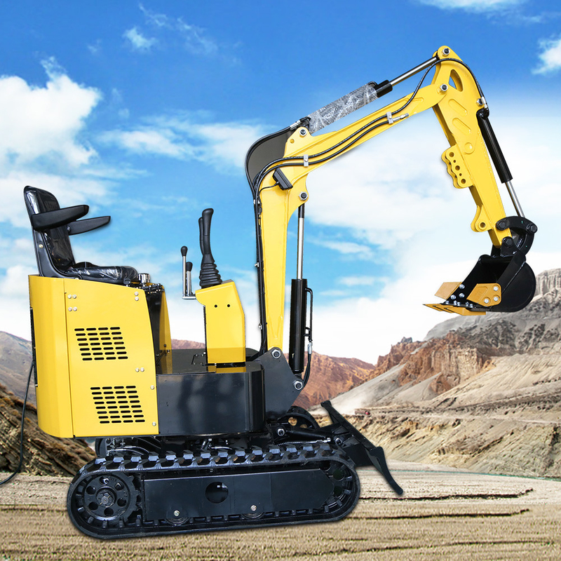 1 máquina pequena de Ton Electric Mini Excavators Crawler Digger Support Customized Hydraulic Excavator
