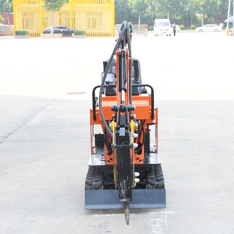 A eficácia do combustível alta esteira rolante de 0,8 T montou a máquina escavadora hidráulica Mini Garden Digger