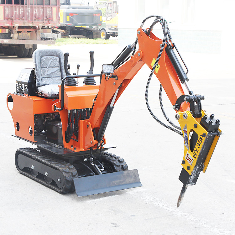 A eficácia do combustível alta esteira rolante de 0,8 T montou a máquina escavadora hidráulica Mini Garden Digger