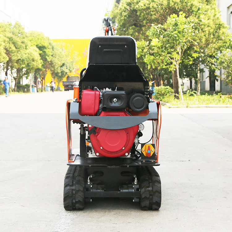 A eficácia do combustível alta esteira rolante de 0,8 T montou a máquina escavadora hidráulica Mini Garden Digger